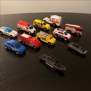 Matchbox first responders car/truck set